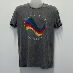 California Vintage Venice Beach Grey T-Shirt Size M